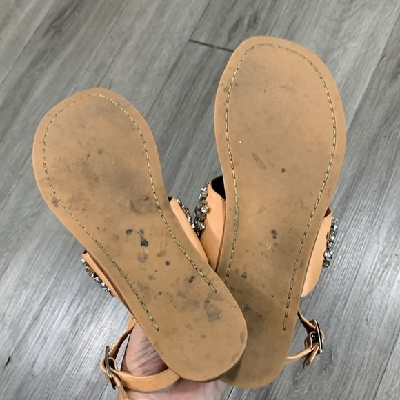 Jeffrey Campbell Dola Jeweled Leather Sandals size 9 - Picture 9 of 10